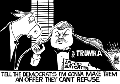 TRUMKAS THREAT, B/W by Randy Bish