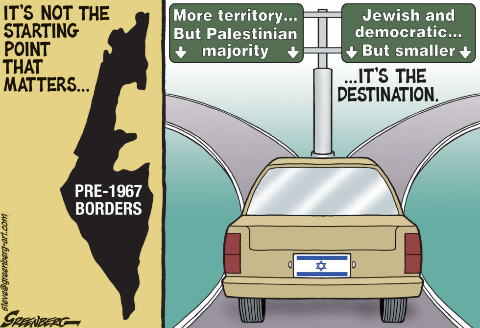 Israel 1967 borders