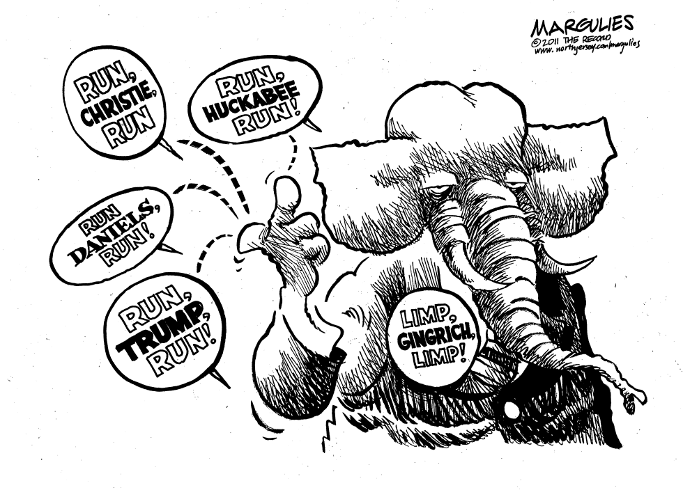 REPUBLICAN PRESIDENTIAL DROPOUTS by Jimmy Margulies