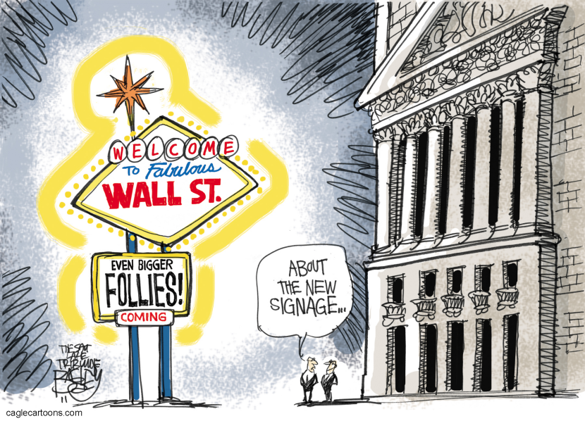 Stays in Wall Street Color
