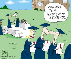 UNEMPLOYMENT GRADUATION  by Gary McCoy