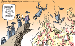 GRADUATION 2011  by Mike Keefe