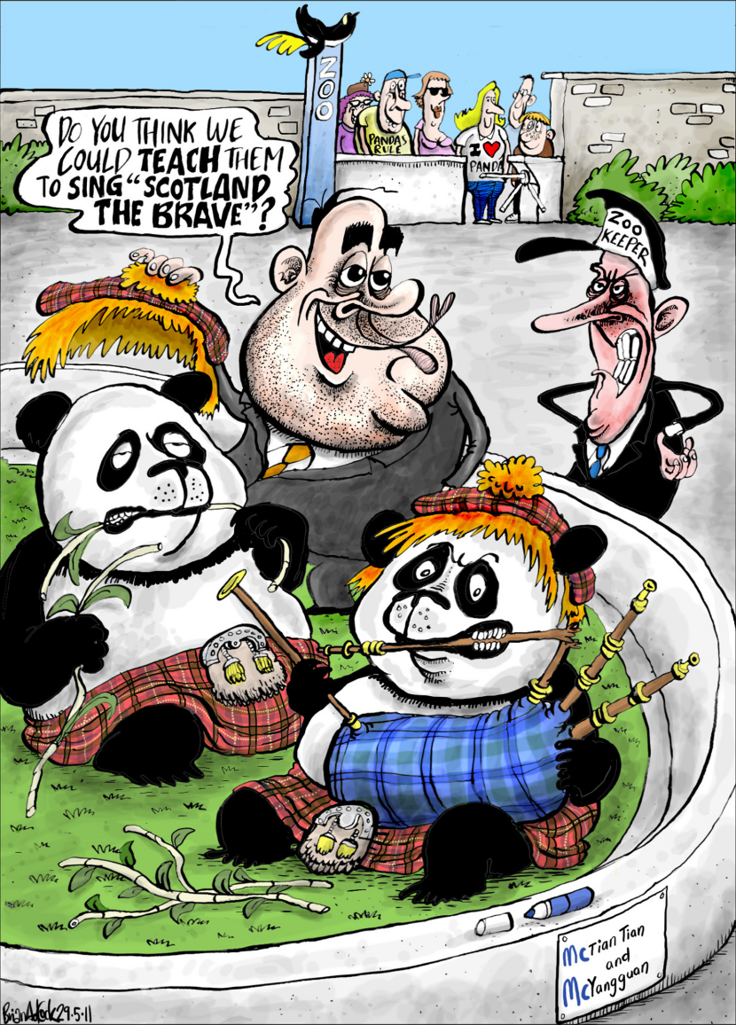 Shameless Scottish Leader Promotes Scotland