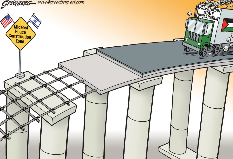 Palestinian declaration road