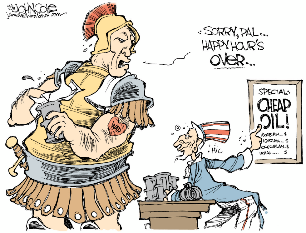 Oil in wartime COLOR