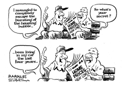 HOME PRICES NEW LOW by Jimmy Margulies