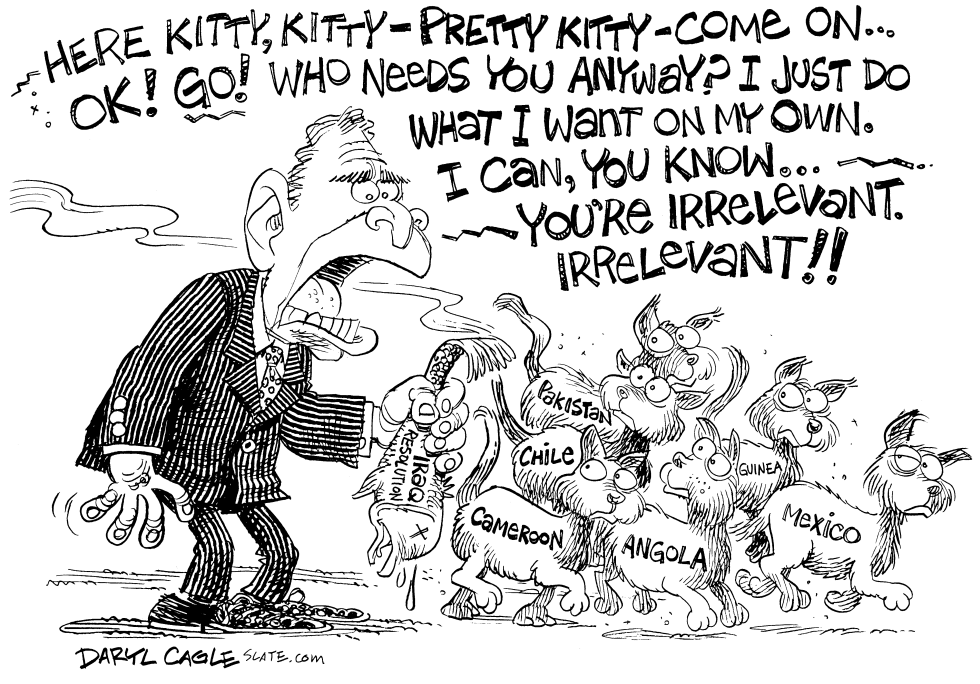  UN CATS by Daryl Cagle