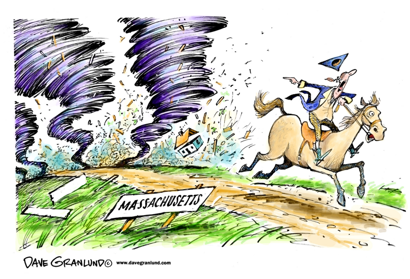 Tornadoes hit Massachusetts