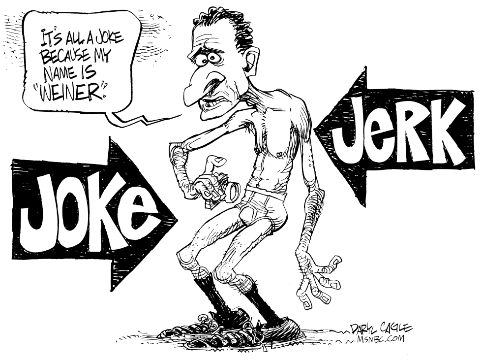  WEINER - JERK by Daryl Cagle