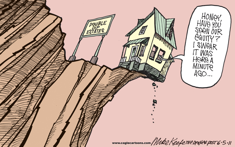DOUBLE DIP HOUSING MARKET  by Mike Keefe