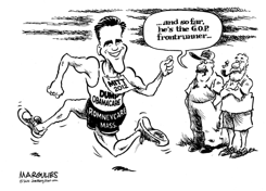 MITT ROMNEY 2012 by Jimmy Margulies