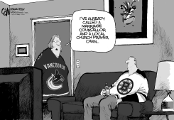 HOCKEY SEPARATION by Cam Cardow