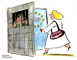 RATKO MLADIC'S DOOR - by Christo Komarnitski