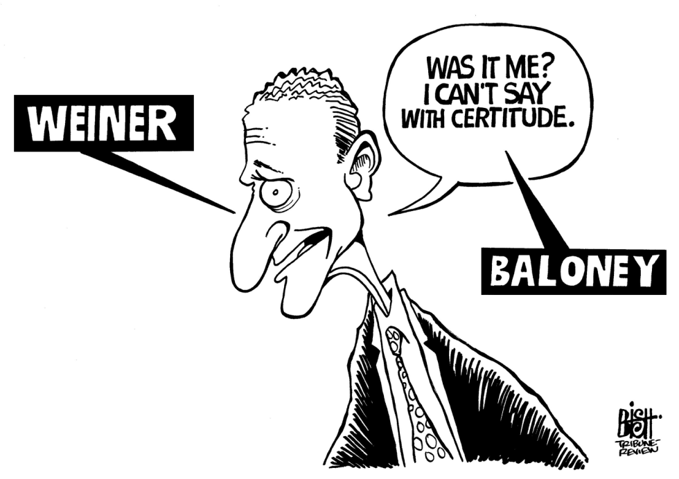 A WEINER WITHOUT CERTITUDE, B/W