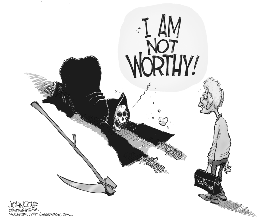 Kevorkian meets Death BW