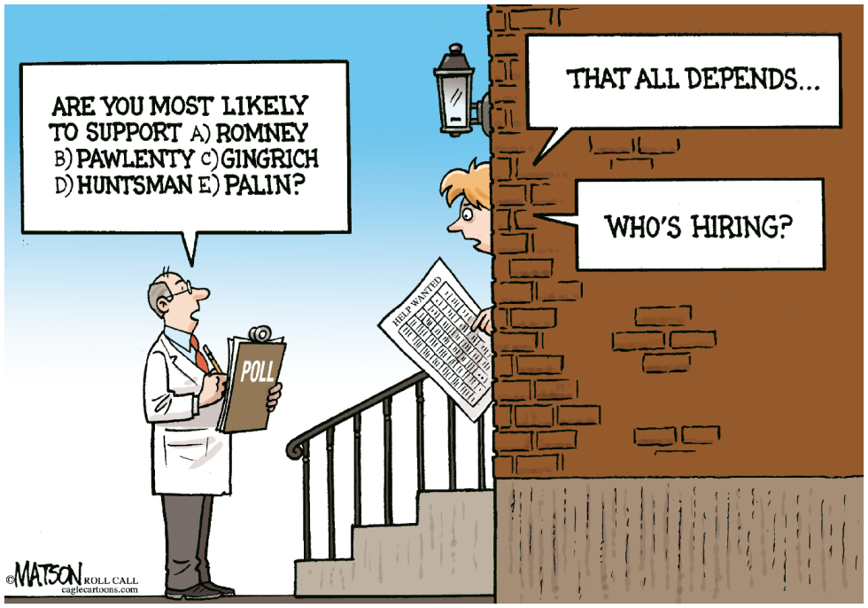 Republican Primary Opinion Poll-COLOR
