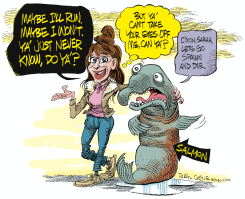 SARAH PALIN SPAWN OR DIE by Daryl Cagle