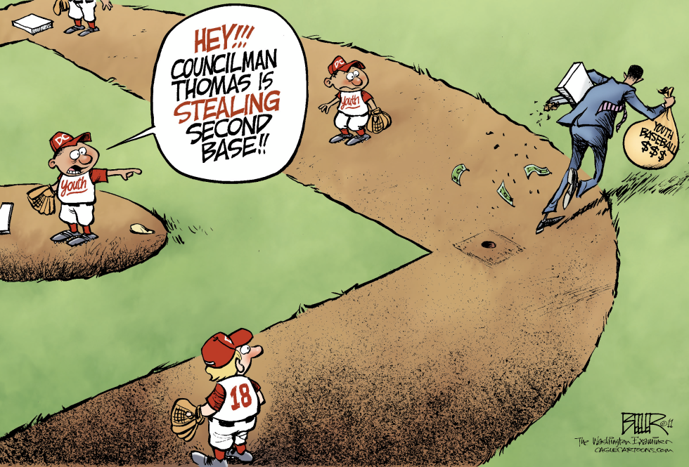  LOCAL DC - COUNCIL BASEBALL SCANDAL by Nate Beeler