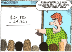 DESPIDOS DE MAESTROS /  by Bob Englehart
