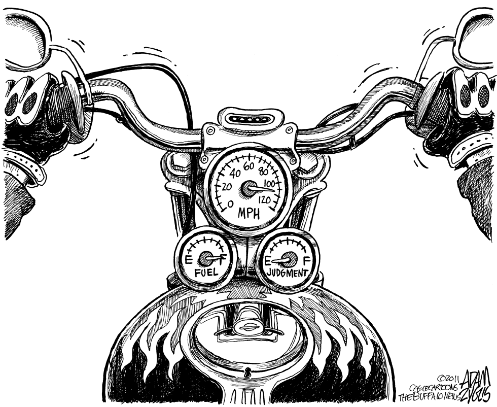  MOTORCYCLE FATALITIES by Adam Zyglis