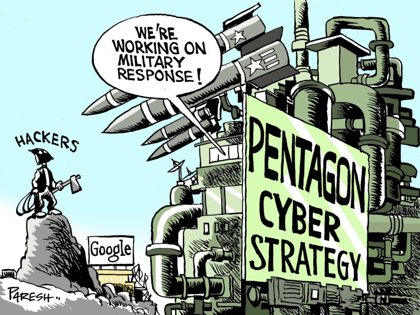 Pentagon cyber strategy COLOR