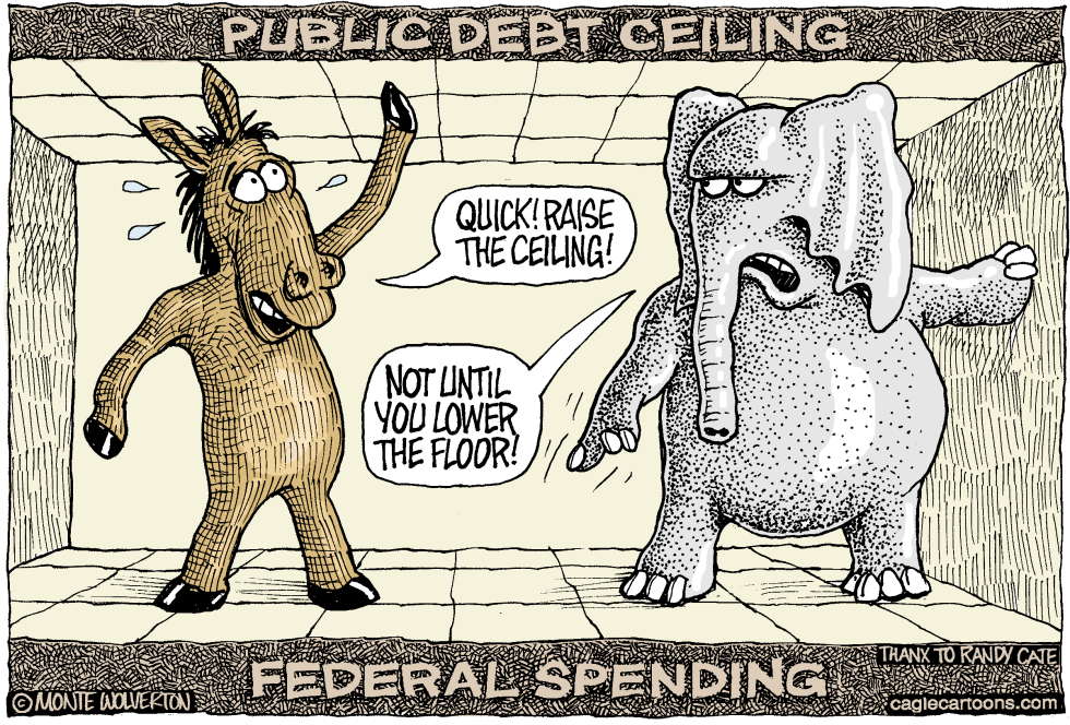 Raising the debt ceiling COLOR