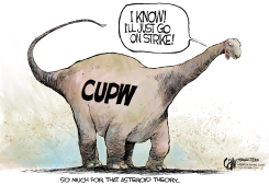 CANADA EXTINCTION by Cam Cardow