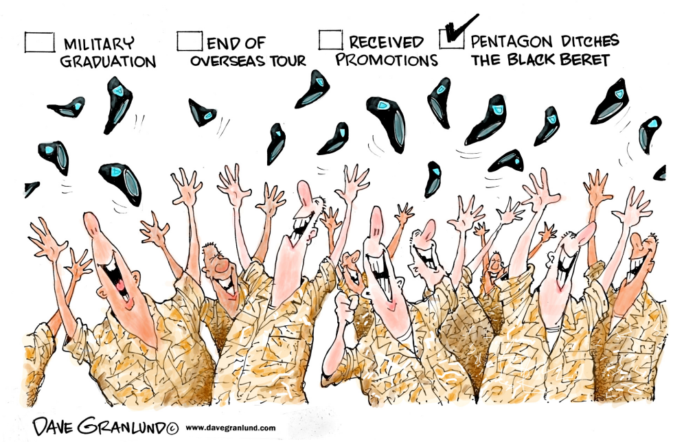 Pentagon ditches black berets