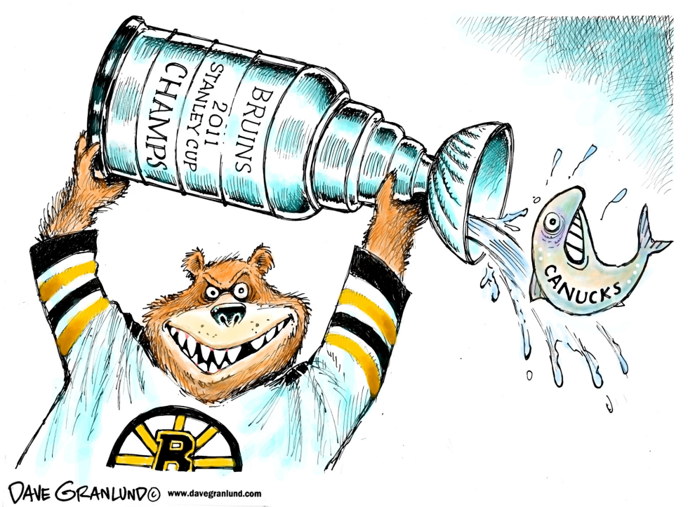  BOSTON BRUINS 2011 CHAMPS by Dave Granlund