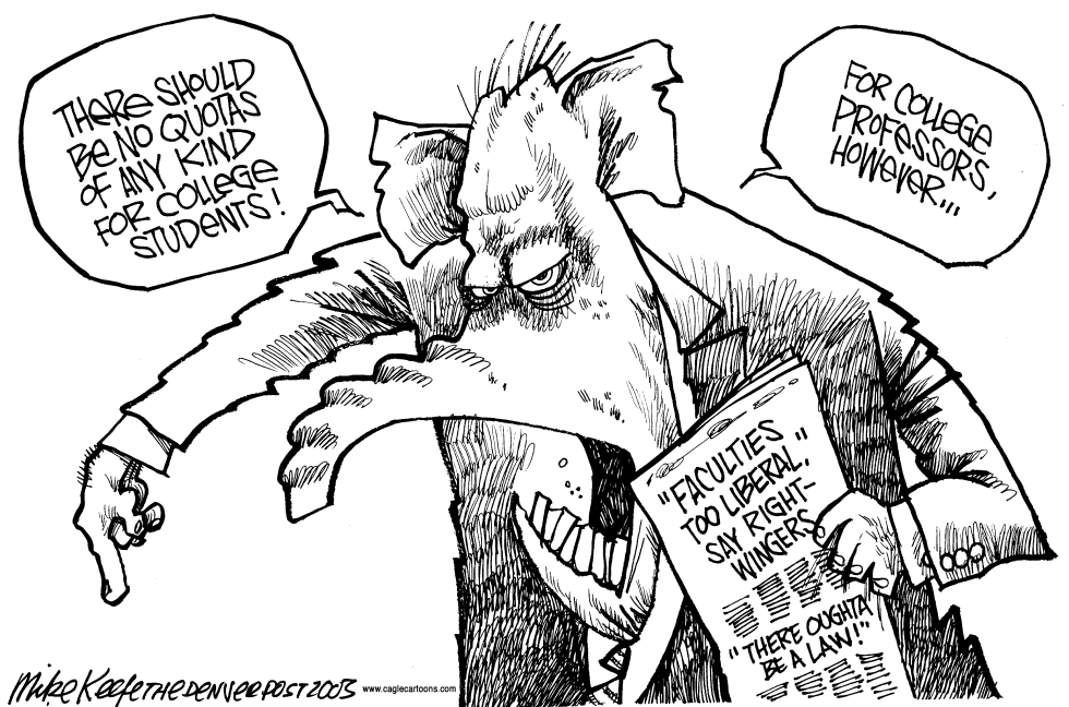 Liberal Conservative College Faculty
