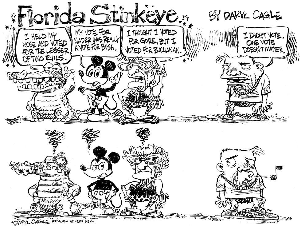  FLORIDA STINKEYE by Daryl Cagle