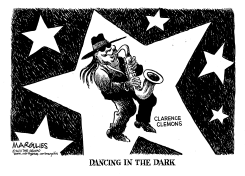 CLARENCE CLEMONS by Jimmy Margulies