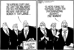WAL-MART AND TRIAL LAWYERS by Nate Beeler