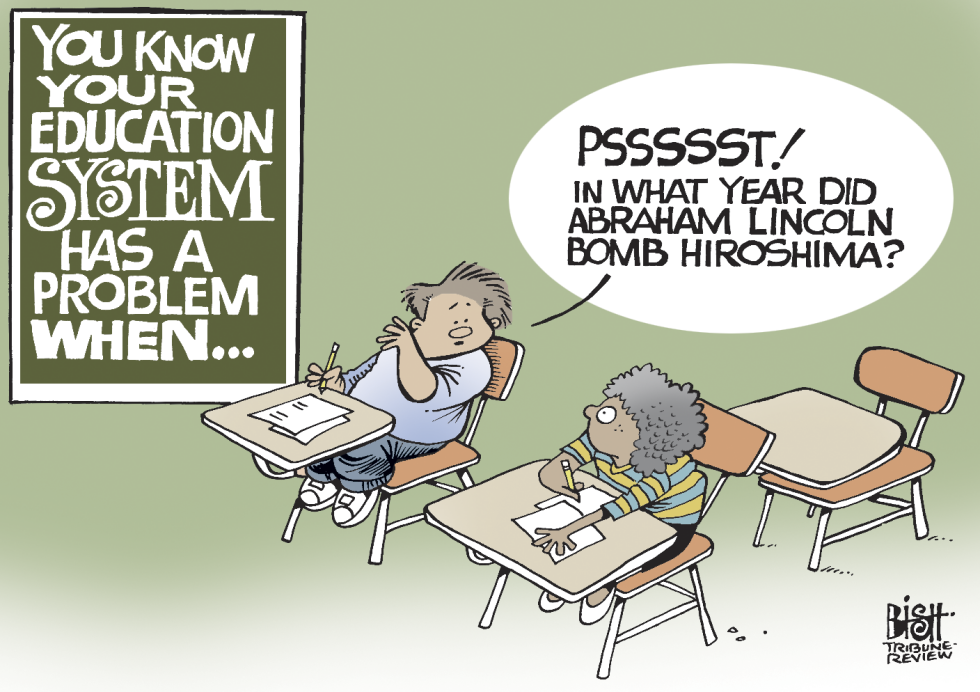AMERICAN STUDENTS AND HISTORY, COLOR