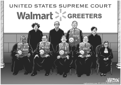 WALMART GREETERS by R.J. Matson