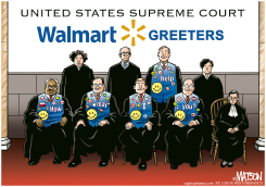 WALMART GREETERS by R.J. Matson