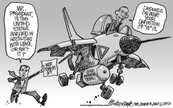 WAR POWERS ACT  by Mike Keefe