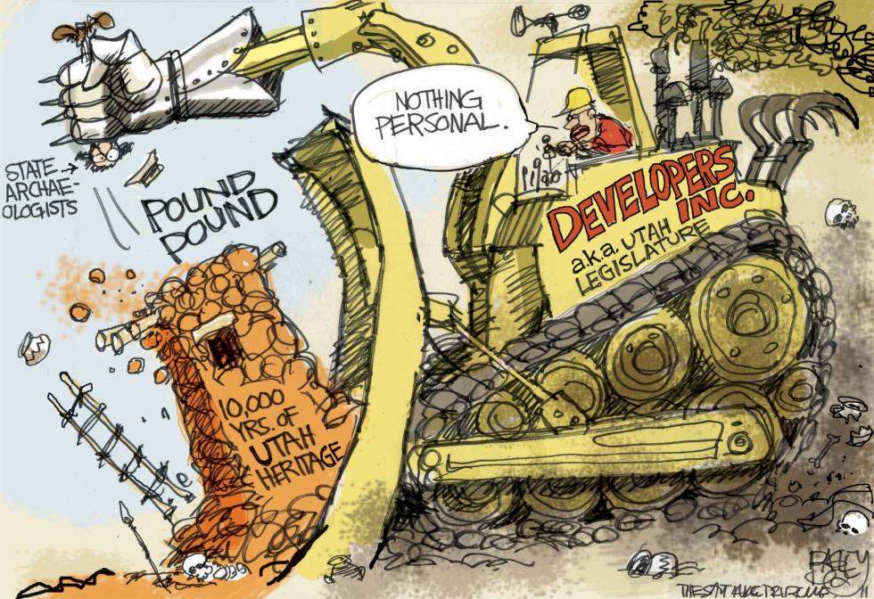  LOCAL TRASHING ARCHAEOLOGY by Pat Bagley