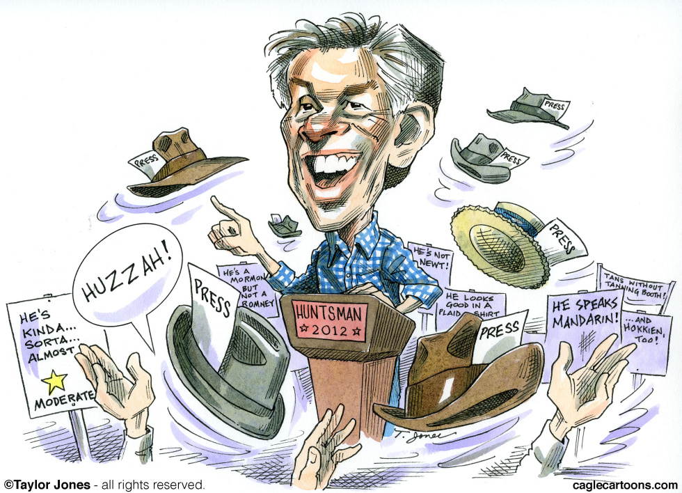 Press swoons over Huntsman - COLOR