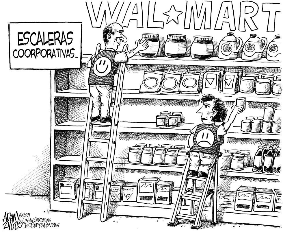  DISCRIMINACION EN WALMART by Adam Zyglis