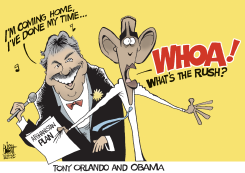 TIE A YELLOW RIBBONNOT YET,  by Randy Bish