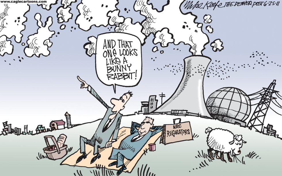  NUCLEAR REGULATORY COMMISSION by Mike Keefe