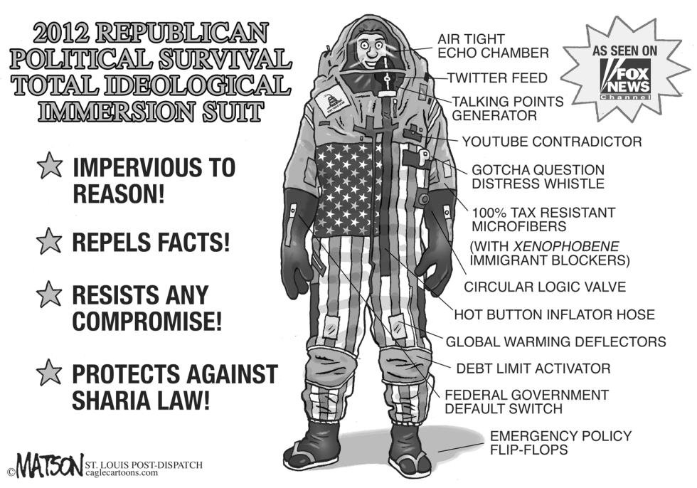  REPUBLICAN POLITICAL SURVIVAL SUIT by RJ Matson