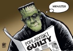 LOCAL- COP KILLER POPLAWSKI FOUND GUILTY,  by Randy Bish