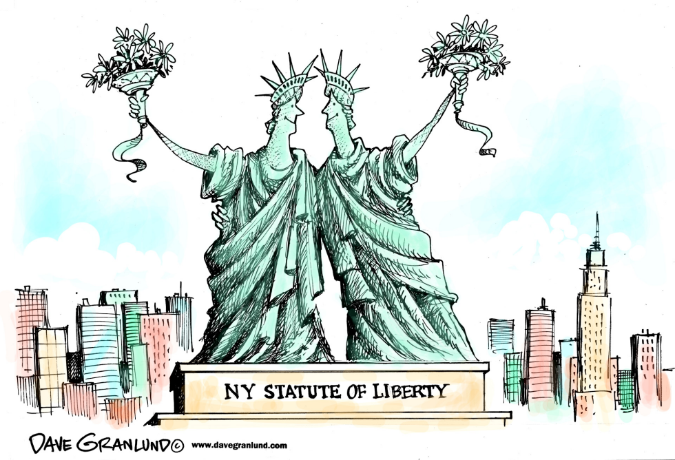  NEW YORK GAY MARRIAGE LAW by Dave Granlund