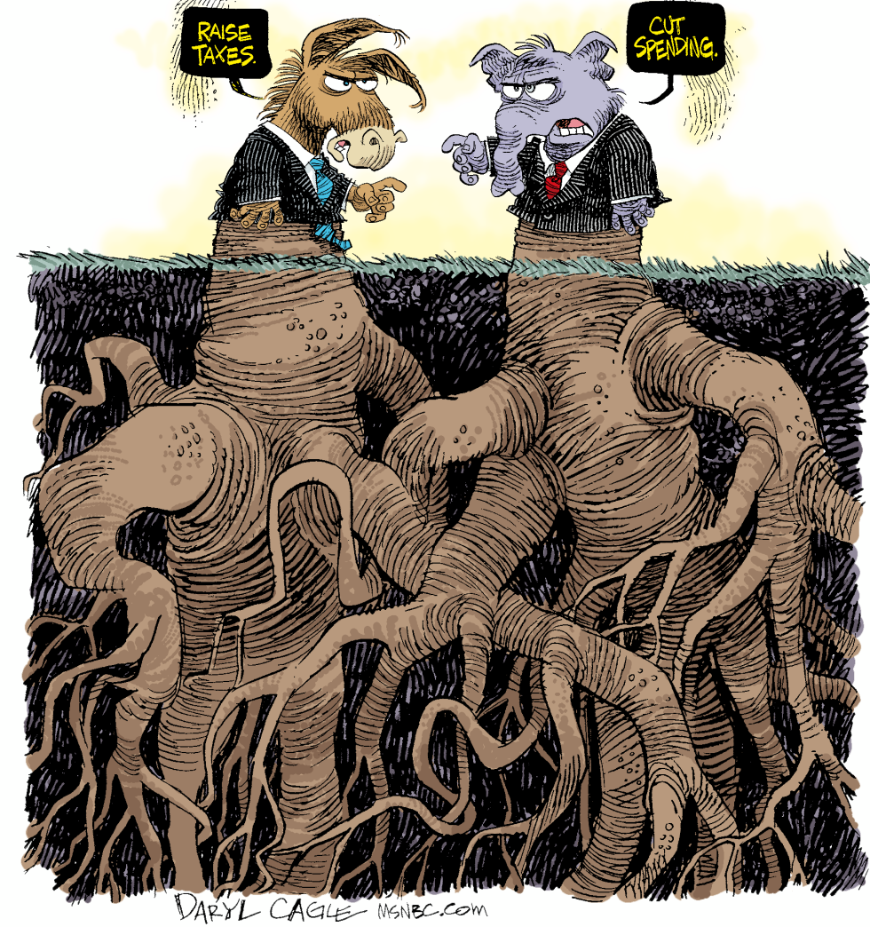 Dems and GOP Will Not Move on Budget COLOR