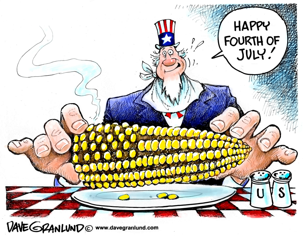  HAPPY 4TH OF JULY by Dave Granlund