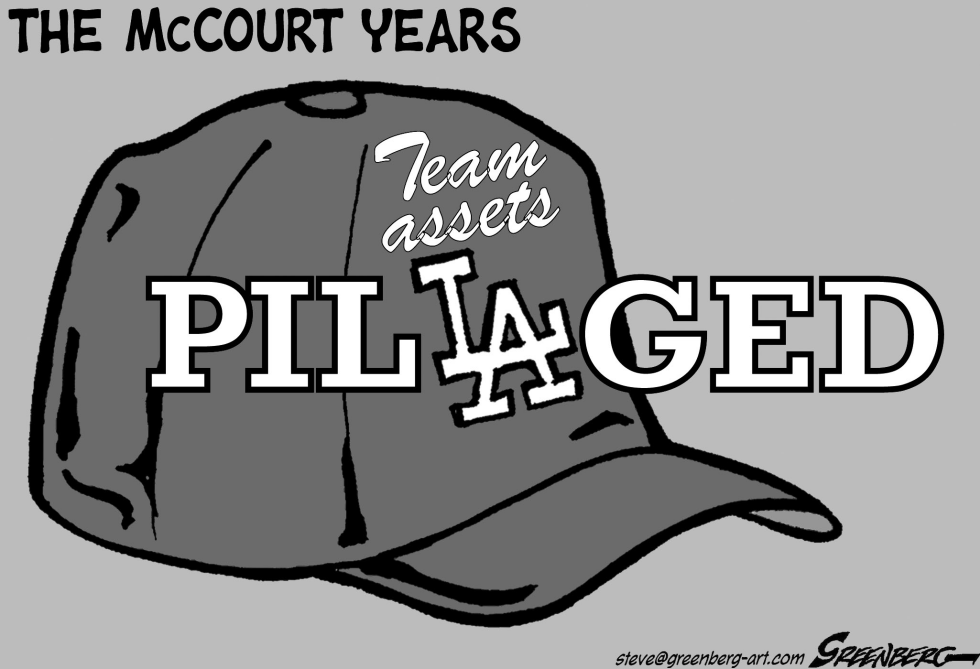 Dodgers cap bw