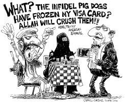 TERRORIST VISA by Daryl Cagle