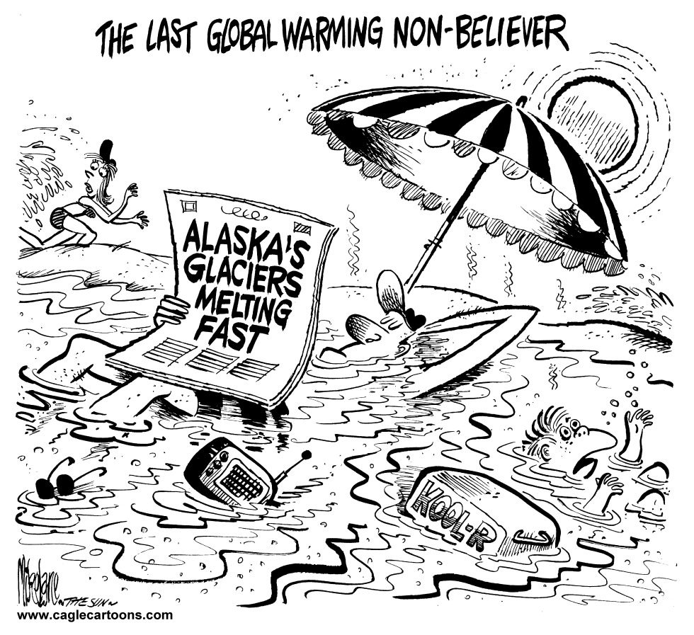  GLOBAL WARMING NON BELIEVER by Mike Lane